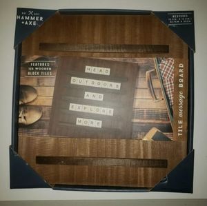 120 piece Wooden Tile Message Board.New